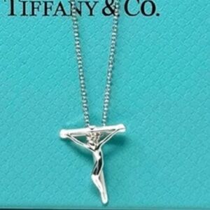 Authentic Tiffany & CO. Elsa Peretti Jesus Christ Crucifix Necklace.